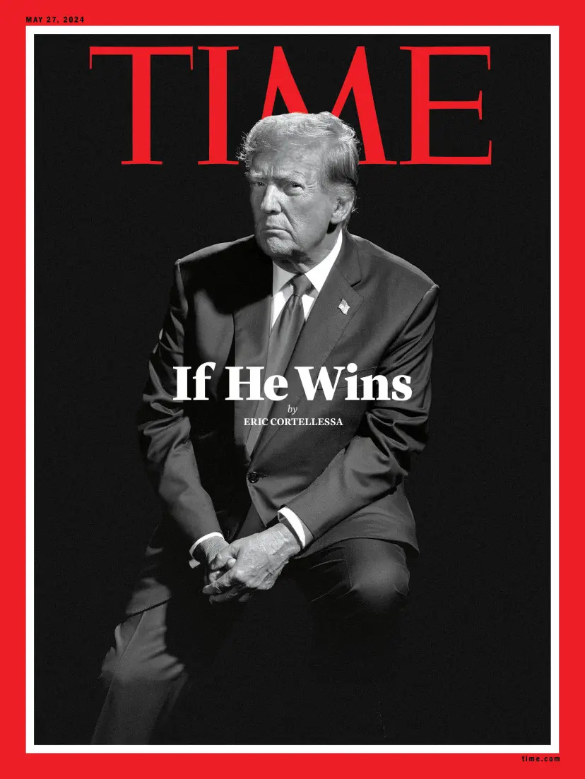 Trump fue entrevistado por la revista Time